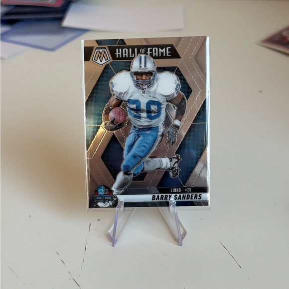 Panini Other - 🔥 2025 Barry Sanders Panini Mosaic Hall of Fame Card. Detroit Lions